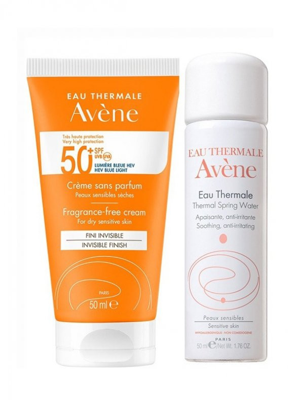 Avene Avene Solaire SPF 50+ Güneş Kremi 50 ml - Avene Termal Su 50 ml