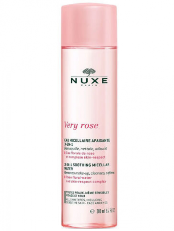 Nuxe Very Rose 3-In 1 Soothing Micellar Water - Yatıştırıcı Misel Su 200 ml