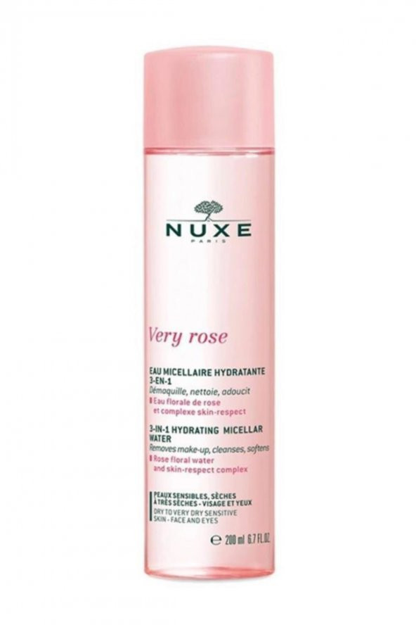 Nuxe Very Rose 3 In 1 Hydrating Micellar Water 200 Ml