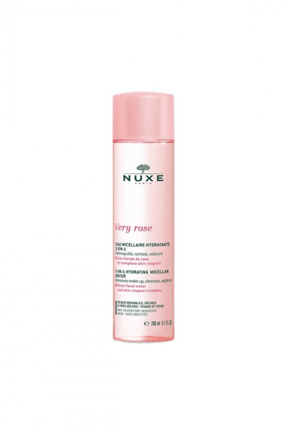 Nuxe Very Rose 3 In 1 Moisturizg Micellar Water 200 ml