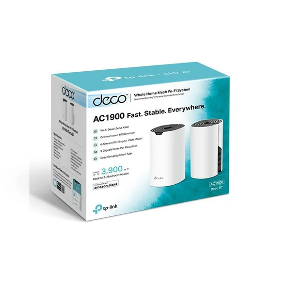 Tp-Link Deco S7 2li Paket AC1900 Tüm Ev Mesh Wi-Fi Sistemi - 5