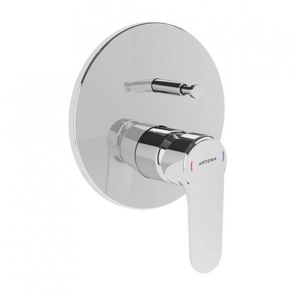 Artema Root Round Ankastre Banyo Bataryası Sıva Üstü Krom A42727 ürün görseli