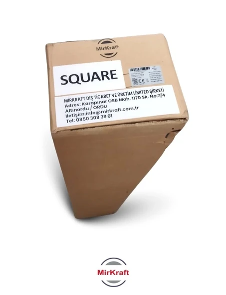 Mirkraft Square 2800 Watt Elektrikli Isıtıcı, Ip45, Led Gösterge, Uzaktan Kumandalı Duvar Isıtıcısı - 6