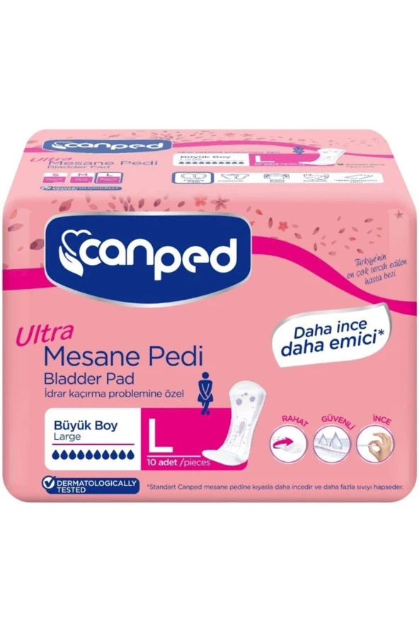 Canped Mesane Pedi Ultra Large-Büyük 3 Lü Set (İç Adet 30)