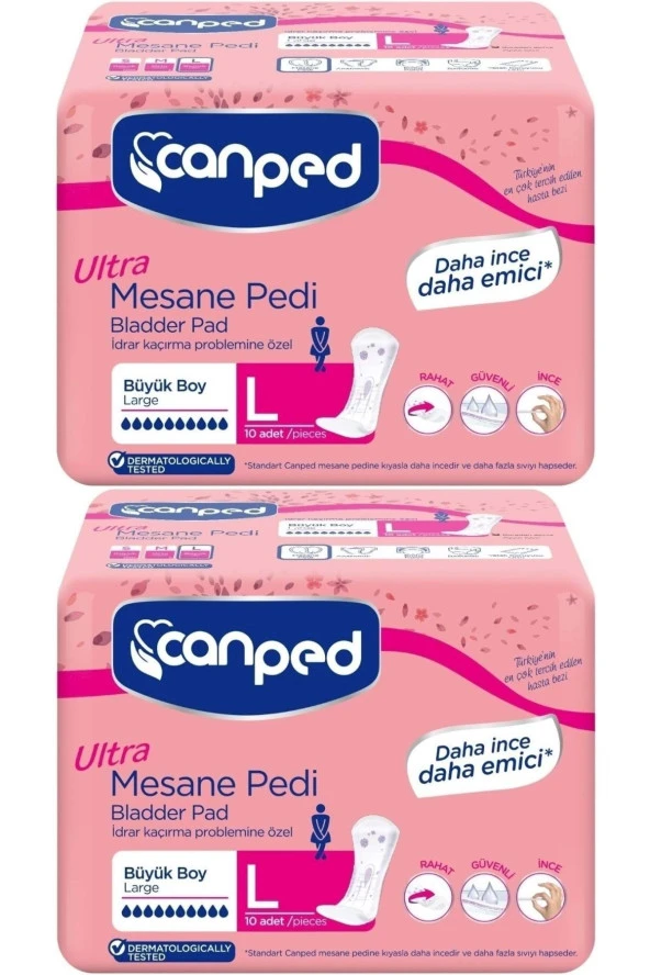 Canped Mesane Pedi Ultra Large-büyük 20 Adet (2pk*10)