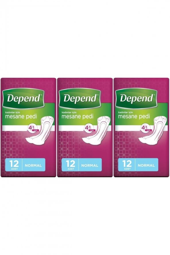 Depend Mesane Pedi Kadın Normal 36 Adet - 1