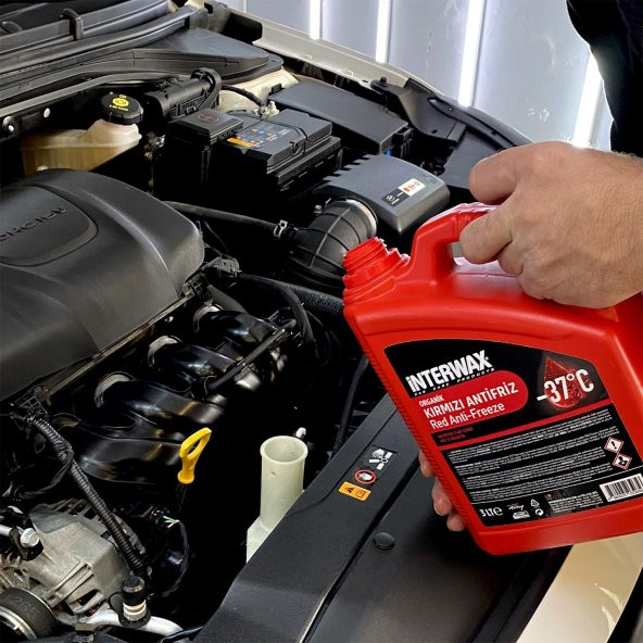 INTERWAX ANTİFRİZ -37°C ORGANİK KIRMIZI 3 LT - 4