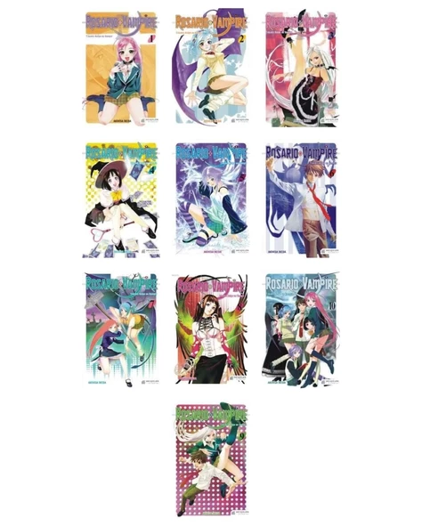 Rosario + Vampire Manga serisi İlk 10 Kitap