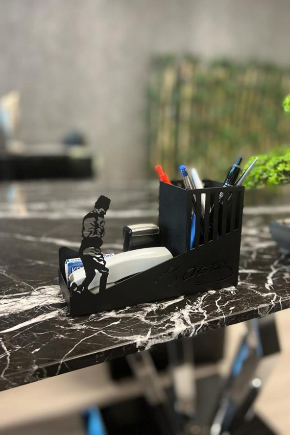 ATATÜRK TEMALI KALEMLİK SİYAH - 2