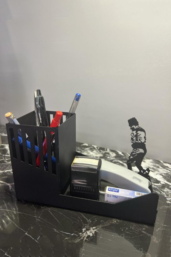 ATATÜRK TEMALI KALEMLİK SİYAH - 4