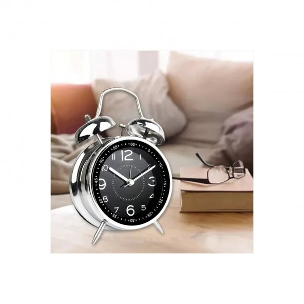 Metal Çalar Masa Saati - 2