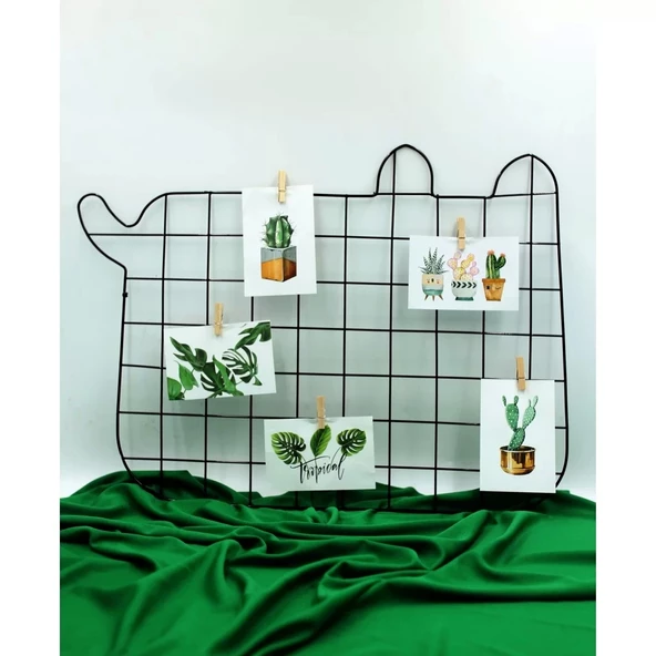 Siyah Altıgen Fotoğraf Askısı - 5