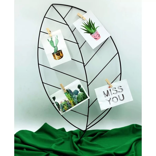 Siyah Altıgen Fotoğraf Askısı - 7