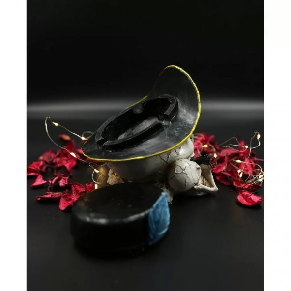 Dekoratif Polyester Kuru Kafa ve Yavru İskelet Küllük - 2