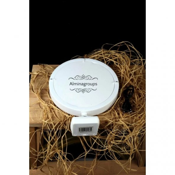 Dijital Sihirli Led Işıklı Fotoğraflı Yuvarlak Ayna Çerçeve - 2