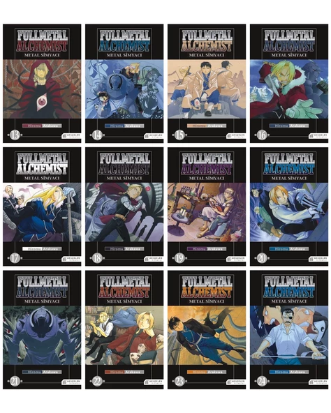 Fullmetal Alchemıst / Metal Simyacı 12 Kitap Cilt (13-24)