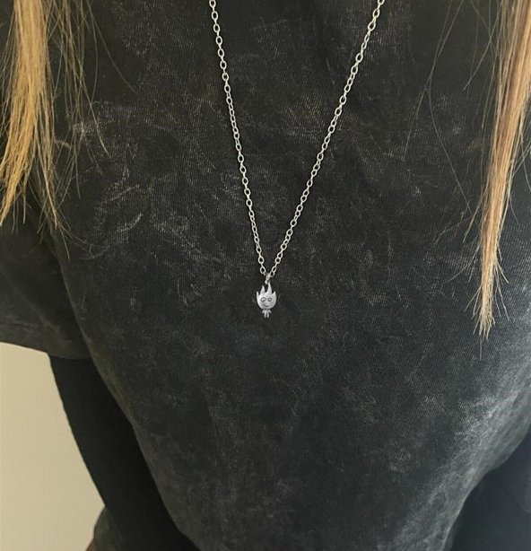 Gri Ateş Ve Su Best Friends Bff Sevgili İkili Kolye Takı Set - 2