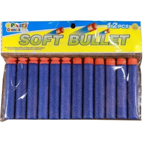 Prestij Oyuncak Soft Bullet 12'li Yedek Köpük Mermi - 2