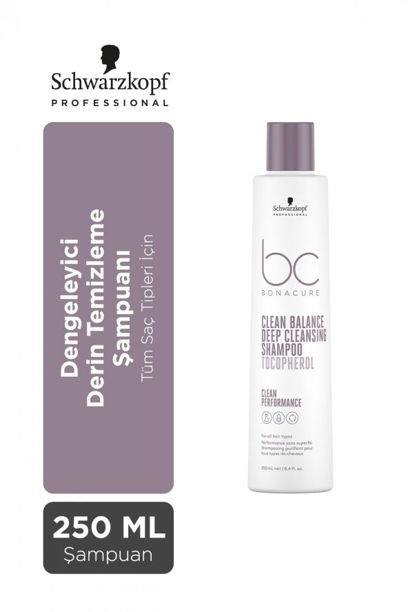 Bc Clean Dengeleyici Derin Temizleme Şampuanı 250ml
