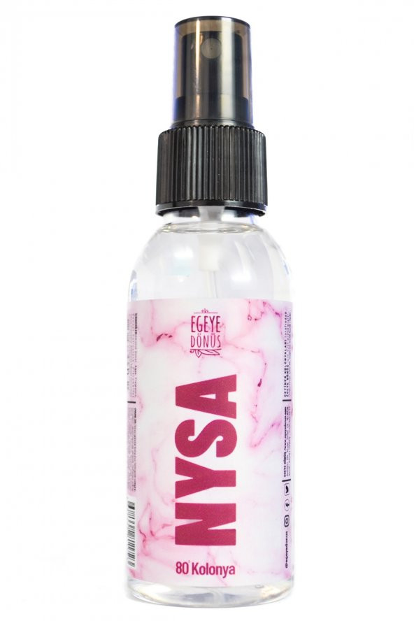 Çanta Cep Boy Nysa Kolonyası Ege Serisi Sprey - 100 Ml. (80 Derece) - (Parfümlü)