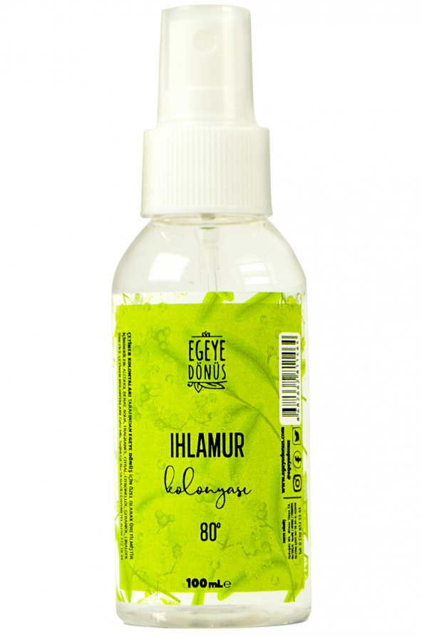 Çanta Cep Boy Ihlamur Kolonyası Sprey - 100 Ml. (80 Derece) - (Parfümlü)