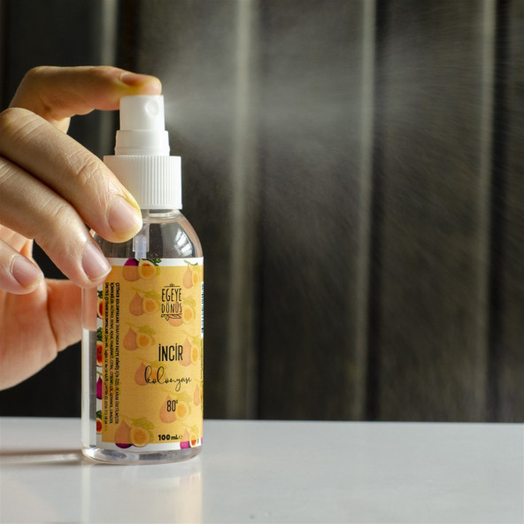 Çanta Cep Boy İncir Özü Kolonyası Sprey - 100 Ml. (80 Derece) - (Parfümlü) - 3