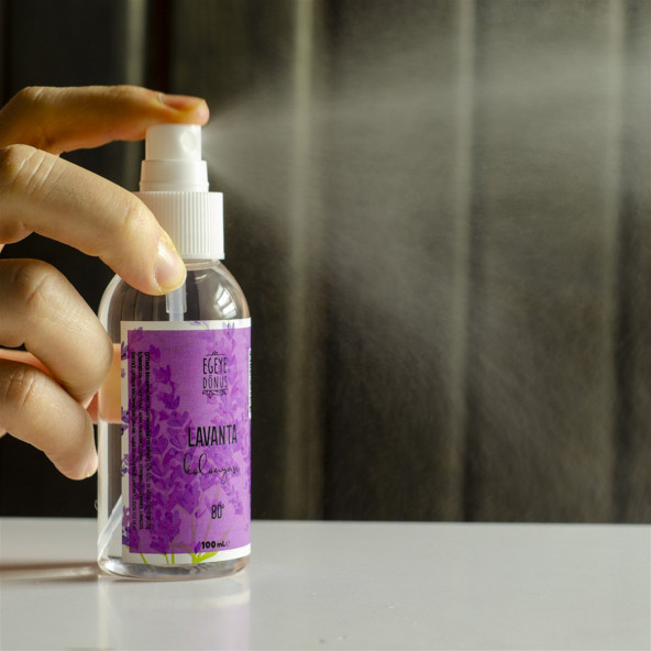 Çanta Cep Boy Lavanta Kolonyası Sprey - 100 Ml. (80 Derece) - (Parfümlü) - 3