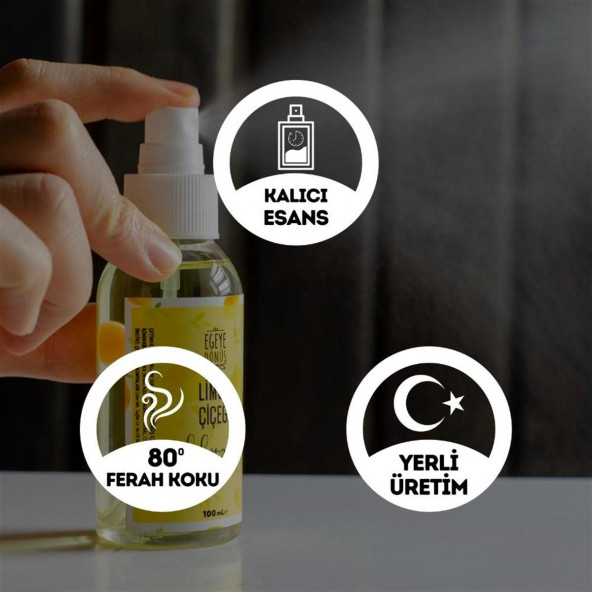 Çanta Cep Boy Limon Çiçeği Kolonyası Sprey - 100 Ml. (80 Derece) - (Parfümlü) - 2