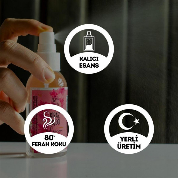 Çanta Cep Boy Sakura Japon Kiraz Çiçeği Kolonyası Sprey - 100 Ml. (80 Derece) - (Parfümlü) - 2