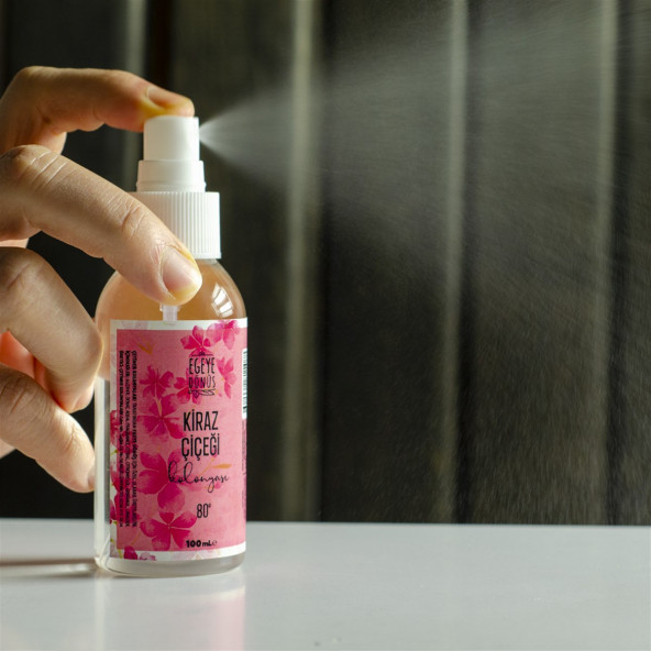 Çanta Cep Boy Sakura Japon Kiraz Çiçeği Kolonyası Sprey - 100 Ml. (80 Derece) - (Parfümlü) - 3