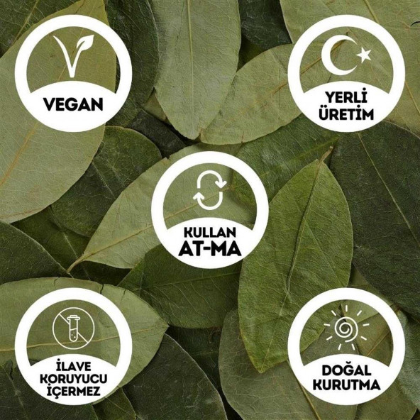 Defne Yaprağı - 10 Gr. - Kavanoz Görünümlü Kilitli Poşet - Kilitli Saklama Poşeti - 2