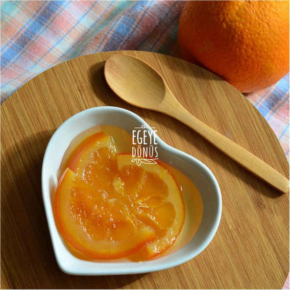 Geleneksel Dilim Portakal Reçeli Cam Kavanoz - 450 Gr. (65-70 Meyve Oranı) - 5