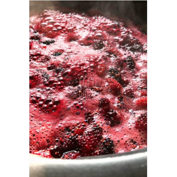 Geleneksel Karadut Reçeli Tatlı Lorla Tüketilebilir Cam Kavanoz - 450 Gr. (65-70 Meyve Oranı) - 4