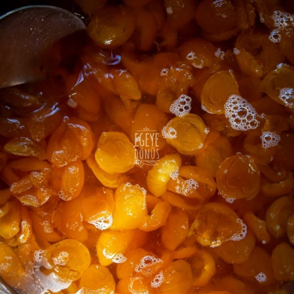 Geleneksel Kayısı Reçeli Cam Kavanoz - 450 Gr. (65-70 Meyve Oranı) - 6