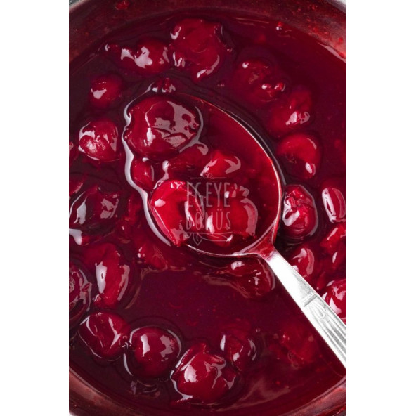 Geleneksel Vişne Reçeli Cam Kavanoz - 450 Gr. (65-70 Meyve Oranı) - 3