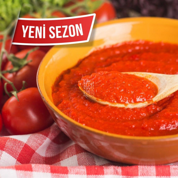 Ev Yapımı Yemek İçin Hazır Domates Sosu 5Li Cam Kavanoz - 500 Gr. - 4