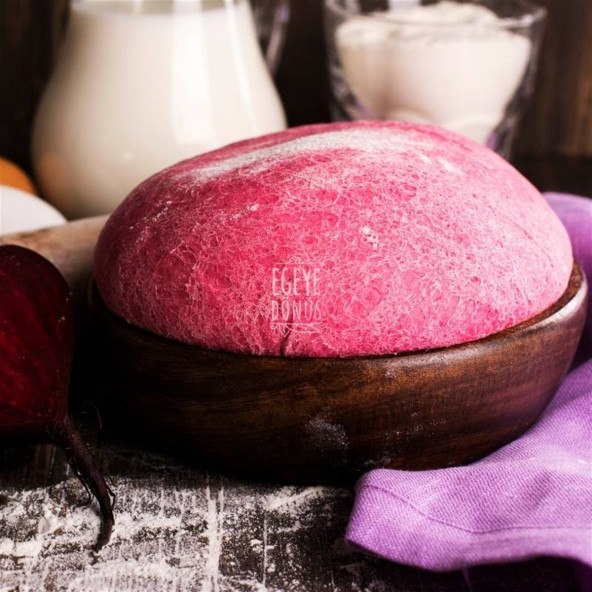 EvYapımı Pancarlı Erişte - 350 Gr. El Kesimi Sebzeli Makarna (Geleneksel Yöntemlerle Üretilmiştir) - 3