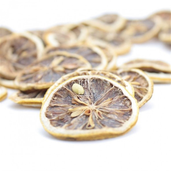 Limon Meyve Kurusu Cipsi - 40 Gr. - Kavanoz Görünümlü Kilitli Poşet - Kilitli Saklama Poşeti - 4