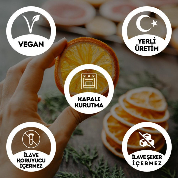 Portakal Kurusu - 1 Kg. (İlave Şekersiz - Meyve Kurusu Kuruyemiş - Toptan Dilim Portakal Kurusu) - 2