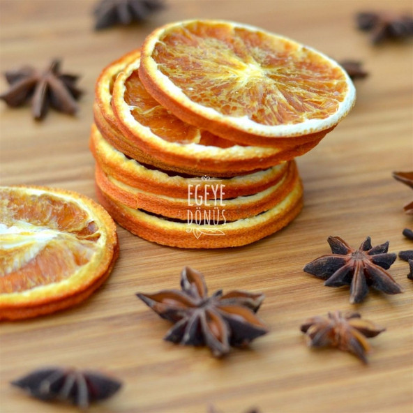 Portakal Kurusu - 1 Kg. (İlave Şekersiz - Meyve Kurusu Kuruyemiş - Toptan Dilim Portakal Kurusu) - 7