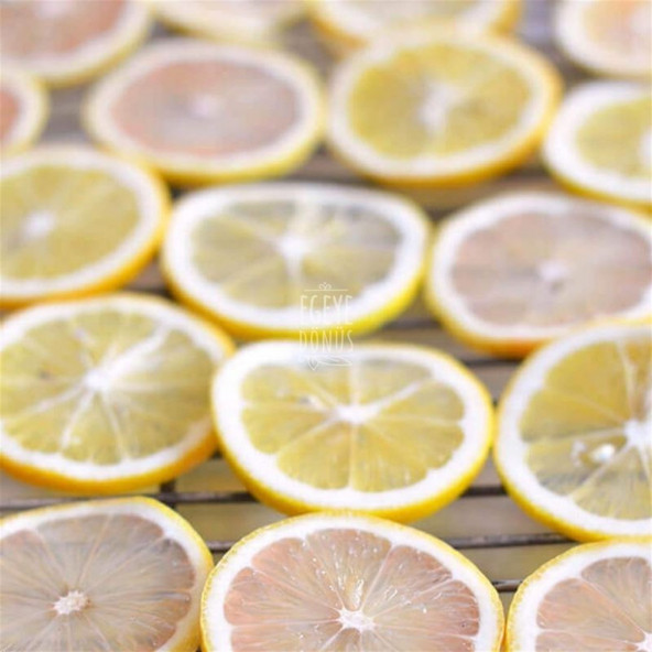 Şekersiz Limon Meyvesi Kurusu Cipsi - 40 Gr. (Yüksek Aroma - Kokteyl Meyvesi -Koruyucu İçermez) - 4