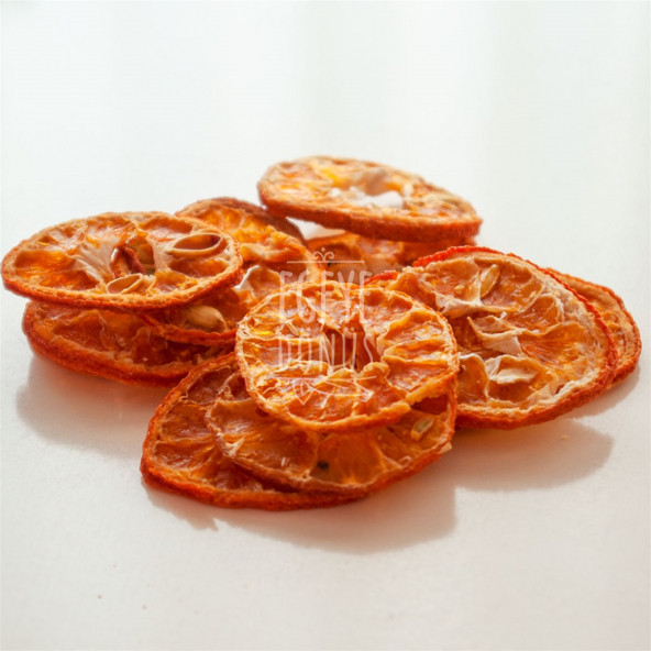 Şekersiz Mandalina Meyvesi Kurusu Cipsi - 50 Gr. (Yüksek Aroma - Kokteyl Meyvesi-Koruyucu İçermez) - 6