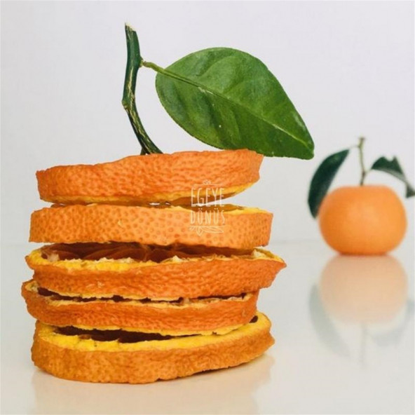 Şekersiz Mandalina Meyvesi Kurusu Cipsi - 50 Gr. (Yüksek Aroma - Kokteyl Meyvesi-Koruyucu İçermez) - 7