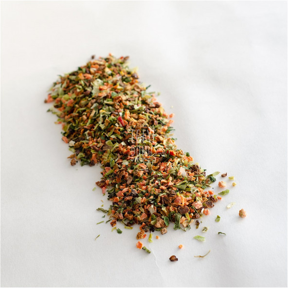 Yemeklik Çorbalık Baharatlık Karışık Sebze Kurusu - 500 Gr.(Ispanak, Pırasa,Havuç,Domates İçerir) - 5