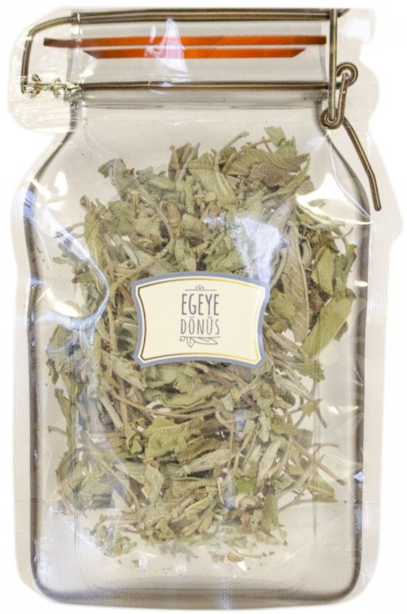 Adaçayı - 30 Gr. (Bitki Çayı-Ada Çayı) - Kavanoz Görünümlü Kilitli Poşet - Kilitli Saklama Poşeti