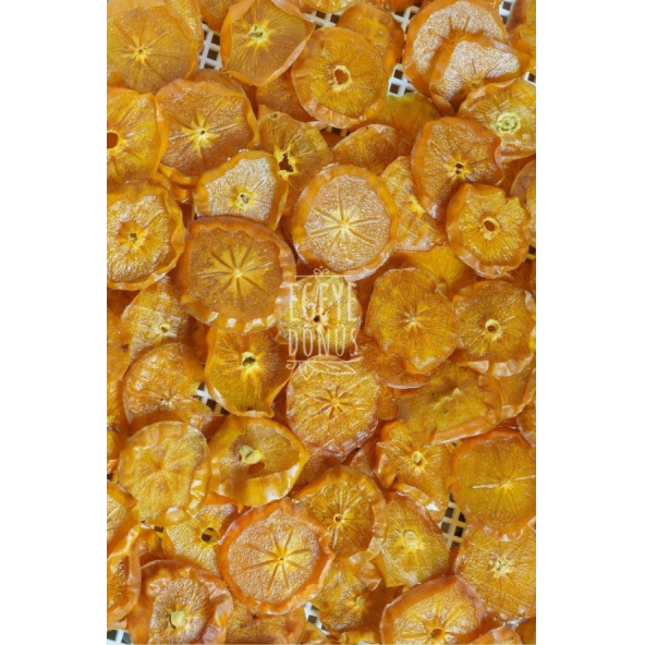 Dilim Trabzon Hurması - Cennet Hurması Kurusu - 1 Kg. (İlave Şekersiz-Toptan Cennet Hurması Kurusu) - 6