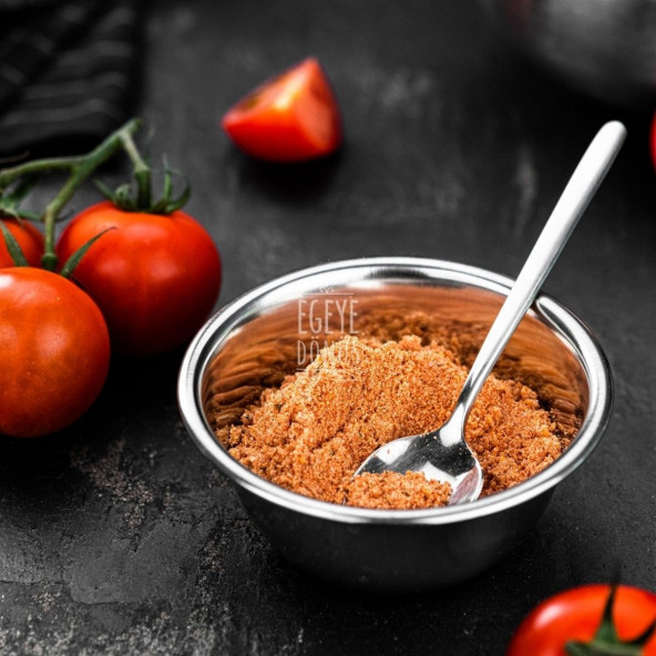 Glutensiz Domates Tozu - 100 Gr. Yüksek Aroma - Renk Verici Katkı Koruyucu İçermez - 5