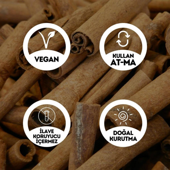 Kabuk Boru Çubuk Tarçın - 50 Gr. - Kavanoz Görünümlü Kilitli Poşet - Kilitli Saklama Poşeti - 2