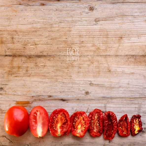 Yeni Mahsül Kuru Domates Kahvaltılık Yemeklik Domates Kurusu - 500 Gr. (Naturel Kurutulmuş) - 4