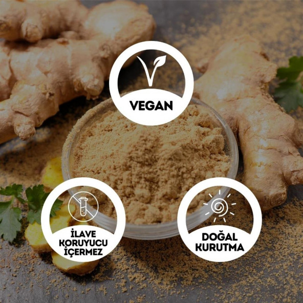 Zencefil (Öğütülmüş - Toz) - 100 Gr. - 2